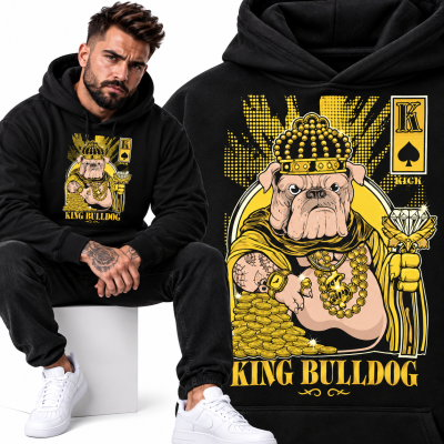 BLUZA Z KAPTUREM BULLDOG